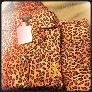 Lauren Ralph Lauren pajamas leopard animal print